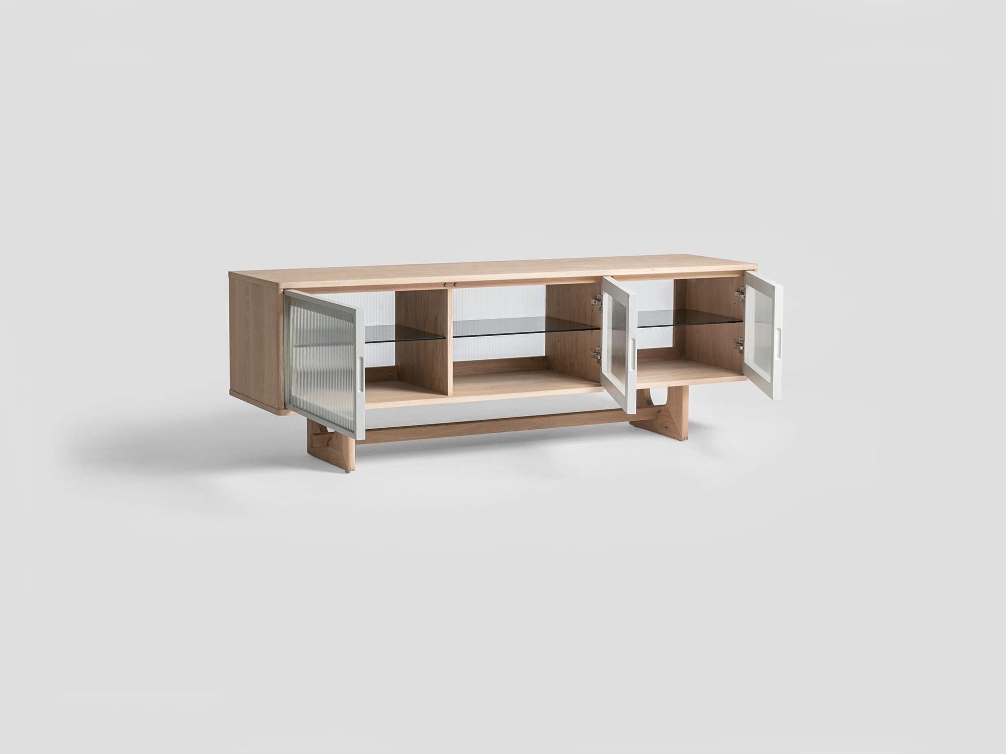 Arch Low Glass Cabinet - Image 3