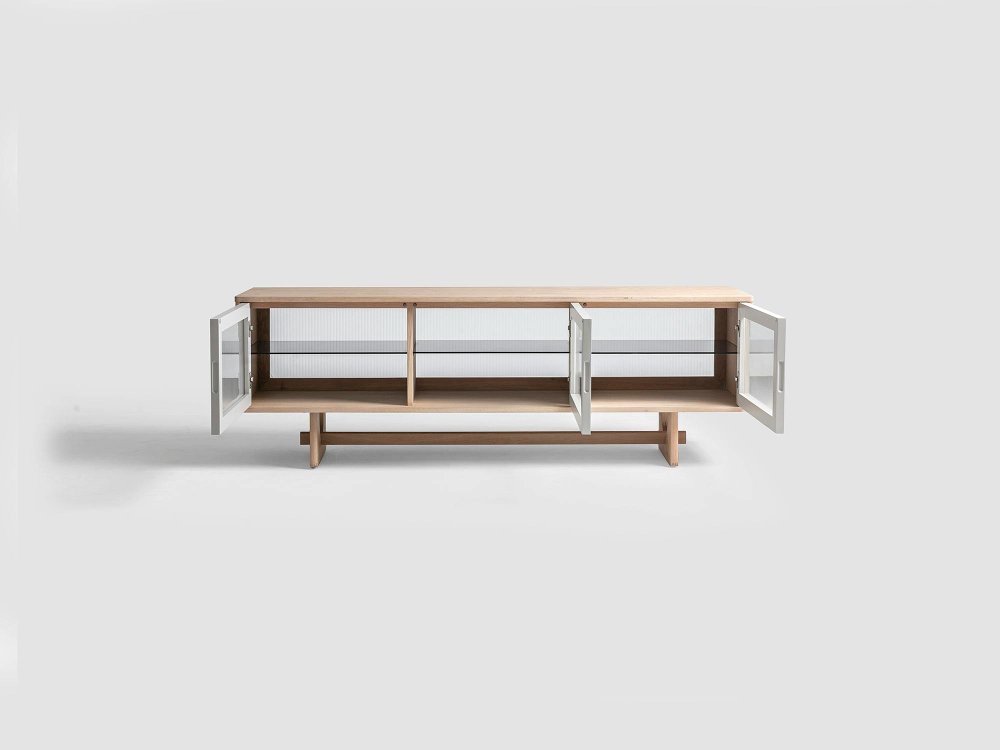 Arch Low Glass Cabinet - Image 2