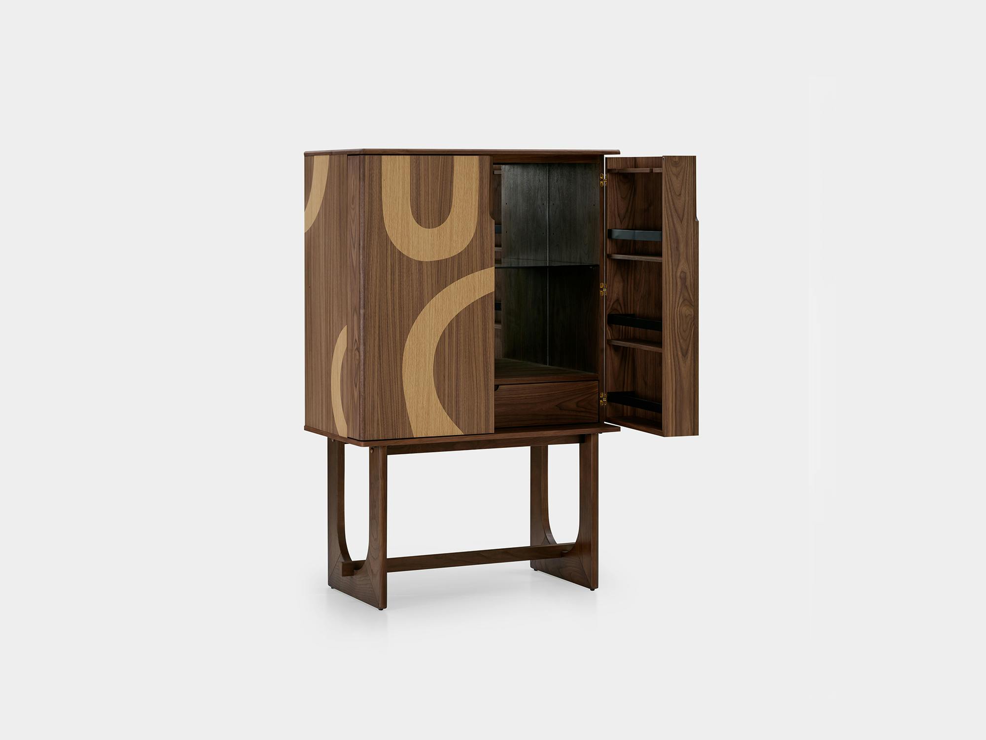 Arch Bar Cabinet - Image 11