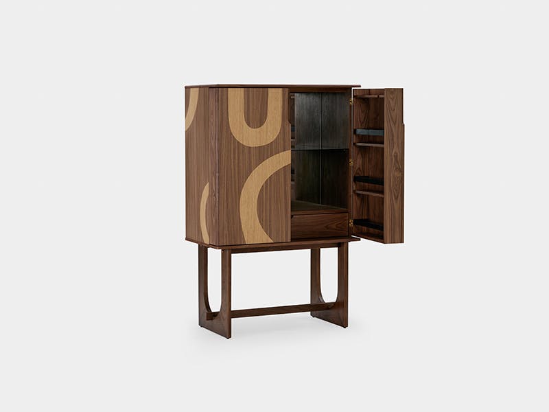 Arch Bar Cabinet - Image 3