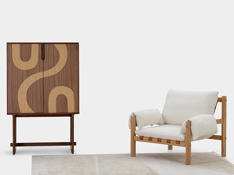 Arch Bar Cabinet - Image 8